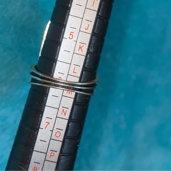 Sparkly Yellow Citrine elongated faceted cut statement Ring - Picture 6 of 9